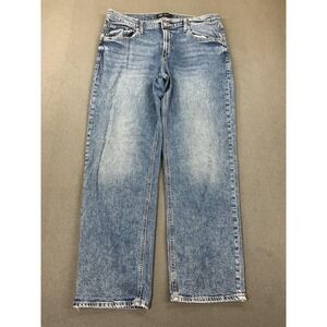 Gap 90s Loose Jeans Womens 12/31R Blue Medium Wash High Rise Straight Leg Denim